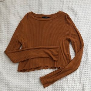 Spice Orange long sleeve shirt